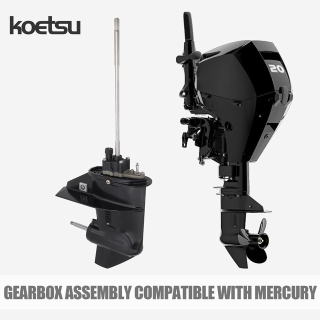 New KOETSU Gasoline Outboard Motor Gearbox Assembly Compatible Mercury Outboard Lower Unit Assemblies 8M0134483 8M0134484
