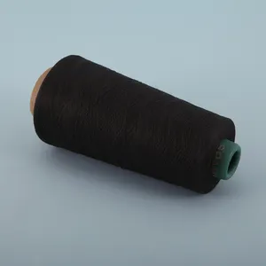 Viscose/Polyester pha trộn sợi tr7030 màu đen Vòng Spun 32S bán buôn Melange sợi