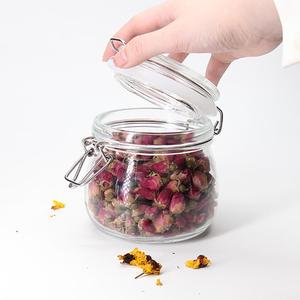 <span class=keywords><strong>Bocaux</strong></span> de stockage en verre alimentaire de 16oz en gros avec couvercles hermétiques avec joint en <span class=keywords><strong>caoutchouc</strong></span> étanche - Product Image 3