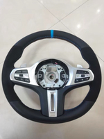 Volant en cuir chauffant personnalisé de la série G en fibre de carbone pour BMW X3 G01 M40i G12 G20 330i Z4 G29 540i G30 M550i M3 G80 M4 G82