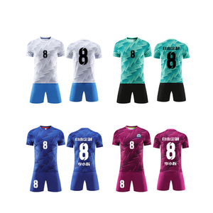Großhandel Erwachsene Fußball Trikot Benutzer definierter Name und Logo Atmungsaktive leere Hemden Schnellt rockn endes Kinder fußball trikot - Product Image 6