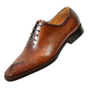 Men's High Quality Handmade Wholesale Casual Shoes Stylish Cowhide Leather Walking Shoes for Outdoor and Business - Product Image 2