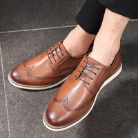 Chaussures en cuir décontractées pour hommes, respirantes, à enfiler, pour l'été, nouvelle collection, très vendues