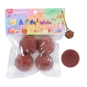Customized Japanese-Style Fruit To Relieve Stress Food Pinch Squishy Food Toys Tpr Soft Toys