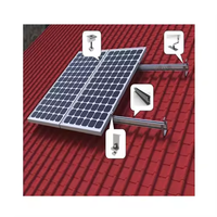 Fabriqué en Chine installer kit solaire système de fixation de panneau solaire photovoltaïque en aluminium
