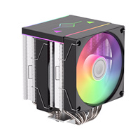 ESGAMING Desain Baru 6 Heat Pipes Pendingin Udara CPU Gaming Kipas 120mm Kipas Menara Ganda Pencahayaan ARGB Pendingin untuk Intel Amd