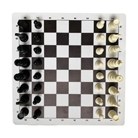 Échiquier en bois moderne en promotion, ensembles d'échecs de tournoi portables, accessoires de jeu pour débutants en extérieur