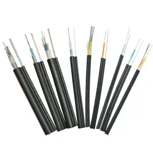 All Dielectric Self-supported Outdoor Aerial 16/24/32 Core Single Jacket Adss Fiber Optic Cable Price Per KM For 100m Span