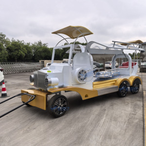 Cercueil électrique de luxe classique et populaire, berline funéraire moderne et raffinée, fourgon-cercueil de luxe pour transport spécial - Product Image 6