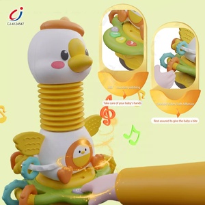 Chengji tables de jeux à manger bébé <span class=keywords><strong>ventouse</strong></span> toupie <span class=keywords><strong>jouet</strong></span> amusant jouets d'apprentissage oie chaise haute <span class=keywords><strong>ventouse</strong></span> toupie bébé jouets - Product Image 3