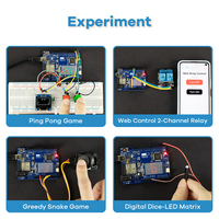 Kit de Modules et Composants Électroniques LAFVIN Complet Basique pour Débutants, Incluant Ensemble UNO et Carte de Développement Wi-Fi pour Kit Arduino R4