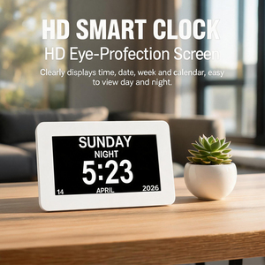 Reloj Digital WiFi al por Mayor con Pantalla Grande y Clara de Hora y Fecha, Marco Digital Inteligente con Pantalla Táctil para Recordatorio Familiar y para Personas Mayores - Product Image 5