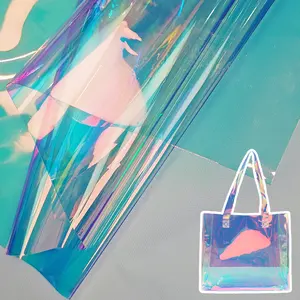 Échantillons Gratuits – Cuir Synthétique PVC Holographique Laser Métallisé Extensible et Imperméable Argenté pour Sacs, Vêtements et Ballons de Football - Product Image 1