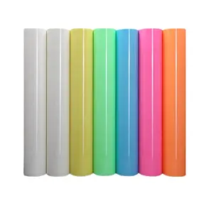 Wholesale Rolls Colorful Film Pearl Luminous Heat Transfer Vinyl For Clothing
