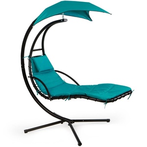 Silla <span class=keywords><strong>colgante</strong></span> <span class=keywords><strong>colgante</strong></span> al aire libre de la <span class=keywords><strong>hamaca</strong></span> del oscilación del patio de la tumbona de la calesa con el toldo - Product Image 3