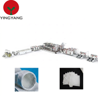 Ligne de production automatique de feutre filtrant non-tissé aiguilleté avec machine à poinçonner, ouvre-balle et superposeur transversal – MACHINE À NON-TOISSER