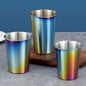 Mug en acier inoxydable à paroi simple personnalisable, petit gobelet à shot, tasse à bière pour les fêtes, pour l'eau et les boissons - Product Image 3
