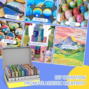 Wholesale 408 Color Permanent Acrylic Paint Marker Pens for Rock Wood Canvas <b>Stone</b> Ceramic Surfaces - Product Image 6