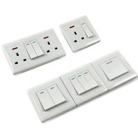 A5 Modern 90*90mm sakelar dan soket listrik dinding dengan harga pabrik
