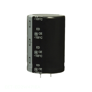 Condensateur EET-ED2W471EA 470 µF traversant, en aluminium, 470 µF 20% 450V SNAP TH - Product Image 1