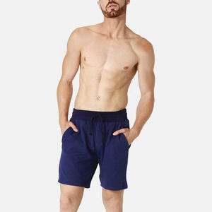 Nueva Llegada, Pantalones Cortos para Hombre con Logotipo Personalizado OEM, Pantalones Cortos Casuales de Algodón y Felpa de Cintura Media en Color Sólido, Más Vendidos - Product Image 4