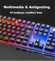 Clavier de jeu filaire anti-ghosting à 19 touches, ergonomique, rétroéclairage RVB arc-en-ciel, USB, prix d'usine, vente en gros