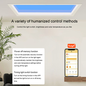 Pannello LED da Soffitto Intelligente per Interni, Simula Luce Solare e Nuvole in Movimento, Controllato da App, 2x2 Piedi - Product Image 2