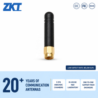 Antenne 4G LTE 2 dBi-7dB GSM 2.4G 900/1800 433MHz Antenne Wifi Connecteur SMA Mâle 50mm de Longueur ANTENNE