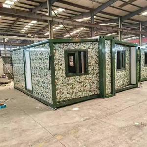 <span class=keywords><strong>Consegna</strong></span> diretta della fabbrica 20ft & 40ft doppia ala di espansione casa contenitore prefabbricata cabina pieghevole casa Mobile - Product Image 2