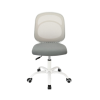 Fauteuil de bureau ergonomique haut de gamme contemporain et moderne en cuir PU et tissu chromé, pivotant, réglable en hauteur, pour la maison et le bureau