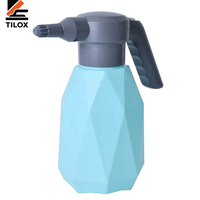 Pulvérisateur d'angle rechargeable TILOX 2L en ABS avec contrôle de débit réglable et tuyau de pulvérisation de 3m pour arrosage et désinfection du jardin