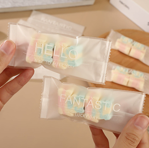 New Mango Milk Cake <b>Packaging</b> <b>Bags</b>, Machine-Sealed Biscuit Snowflake Crisp, Nougat Candy, Transparent Baking <b>Bags</b> - Product Image 3