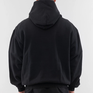 เสื้อฮู้ดดี้ผู้ชายผ้าเทอร์รี่คอตตอน 100% ทรงโอเวอร์ไซส์ หนานุ่ม พิมพ์ลายตามสั่ง สไตล์สตรีทแวร์สำหรับฤดูใบไม้ร่วง ไม่หดตัว - Product Image 3