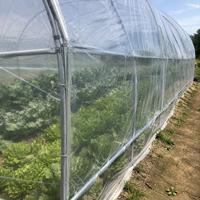 Film de serre transparent HNTF Tianfeng, rouleau de 20 g/m², 150/200 microns, résistant aux UV, en PE, 6m-12m x 50m, pour tunnel de culture de légumes