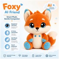 Jouet en peluche interactif et câlin, compagnon sonore pour la récitation d'histoires et le chant, avec fonction d'entraînement sonore