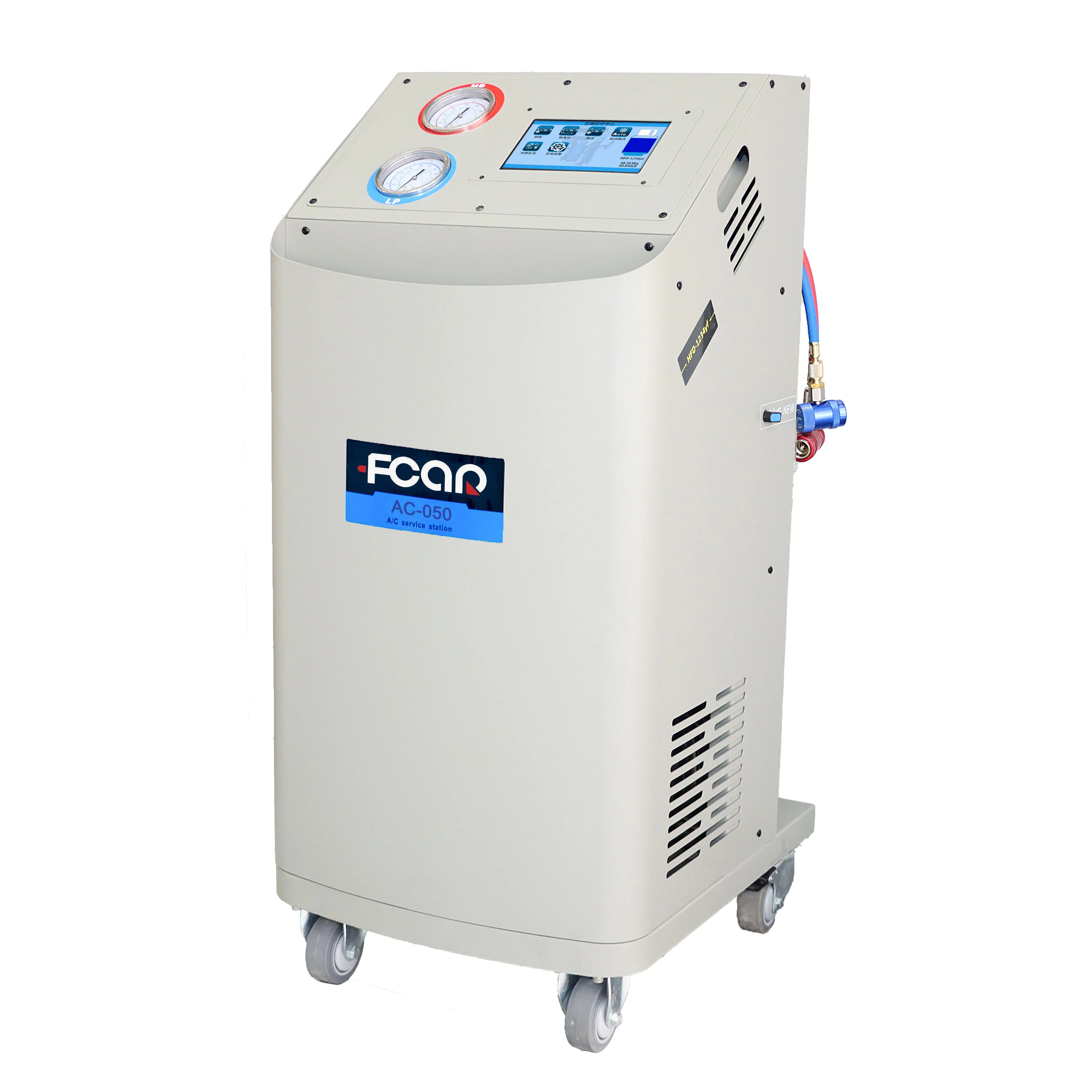 Fcar AC-050 Automatic A/C Refrigerant Machine Fill R134a Gas Support Multi-language Workshop Tools A/C Service Station Low Price