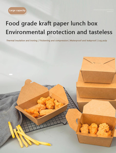 Embalagem Personalizada para Frango Frito, Caixa de Papel para Comida para Viagem, Hot Dog Coreano, Hambúrguer Francês, Fast Food - Product Image 6