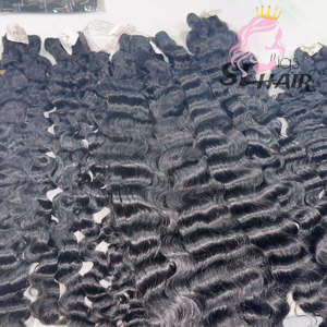 มัดผมมนุษย์แบบเป็นลอนคลื่นธรรมชาติมัดผมมนุษย์ - Product Image 2