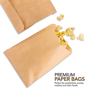 Fábrica al por mayor sólido puro colorido caramelo regalo semilla sobre embalaje a prueba de grasa bolsa de papel - Product Image 4