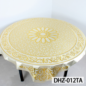 Customized Waterproof Clear PVC <strong>Table</strong> Cover Oilproof Heavy Duty <strong>Round</strong> Tablecloth Plastic <strong>Protector</strong> for Dining Room - Product Image 2
