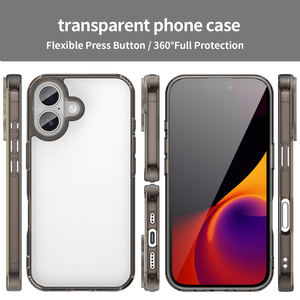 เคสโทรศัพท์อะคริลิคใสสูงสำหรับ <span class=keywords><strong>iPhone</strong></span> 16 PRO MAX อุปกรณ์เสริมโทรศัพท์มือถือ<span class=keywords><strong>กัน</strong></span><span class=keywords><strong>กระแทก</strong></span>เคสโทรศัพท์ <span class=keywords><strong>iPhone</strong></span> 17 16 15 - Product Image 4