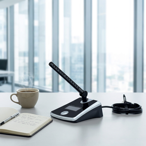 Unité de délégué du système de conférence par vidéo Thinuna VA-340D avec microphone col de cygne court pour <span class=keywords><strong>discussion</strong></span> - Product Image 1