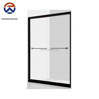 Puerta Corredera de Ducha Impermeable de Diseño Moderno con Cierre Suave para Baño y Casas