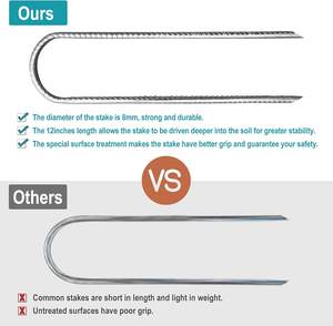 Piquets de trampoline Ancres Ancres au sol Piquets de tente - Product Image 5