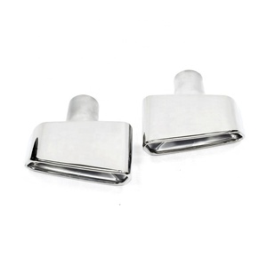 Silenciador de escape <span class=keywords><strong>cromado</strong></span> para mercedes-benz W221 S350 Clase S, color blanco y plateado - Product Image 3