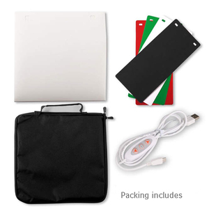 40 centimetri di trasporto libero Mini portatile led acrilico di ripresa tenda pieghevole photo studio light box camera con la luce del led - Product Image 6