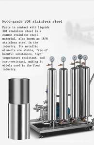 Boîtier de filtre à cartouche en acier inoxydable 304 pour la filtration de liquides, bière, vin, vodka, spiritueux, whisky, filtre portable et amovible - Product Image 2