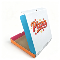 SP3391 Scatola per Pizza da Asporto in Cartone Ondulato di Grado Alimentare, Personalizzabile con Logo, 7/8/9/10/12/14/16 Pollici, per Ristoranti