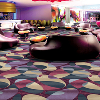 Tapis d'hôtel 5 étoiles de luxe Tapis en laine et nylon Tapis de sol Axminster Tapis