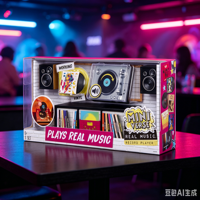 Vente en gros de lecteurs de musique originaux MGA'S Mini Verse Real Music Record Player